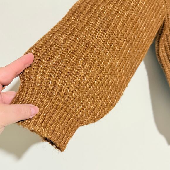 Old Navy Marled Shaker-Stitch Tunic-Length Turtleneck Sweater - Large - Picture 6 of 9